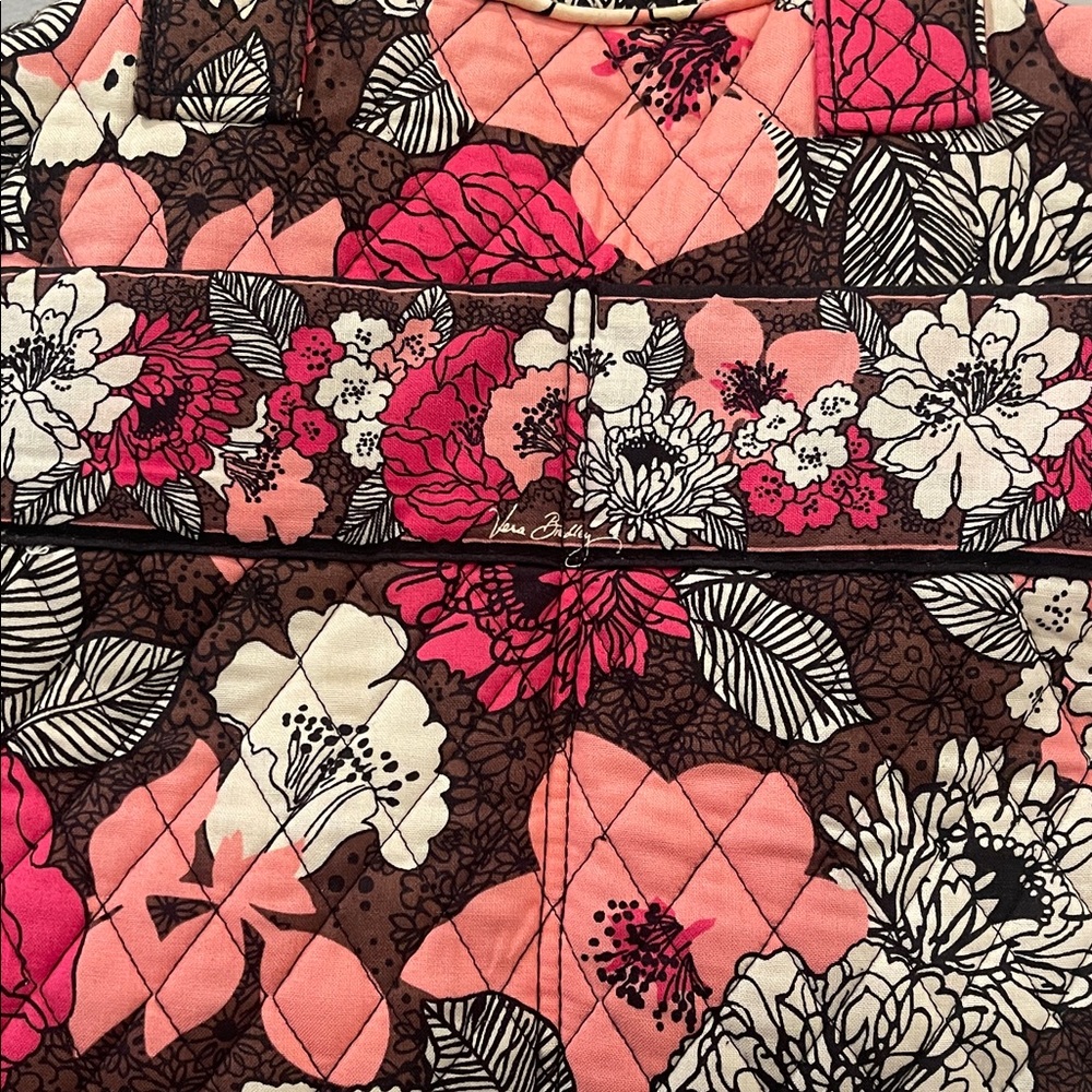Vera Bradley - Floral Pink Quilted Duffle Bag - Picture 4 of 7